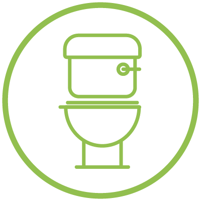 Infographic showing the potential methods of identifying and monitoring disease progression, including the symptom diarrhea